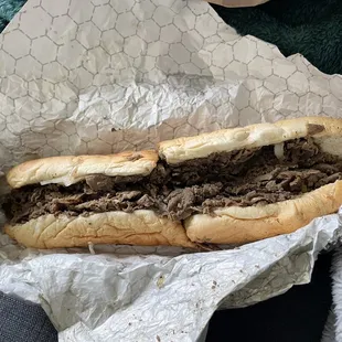 Cheese Steak Sandwich