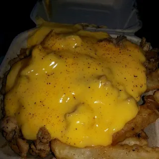 Cheese Fries with Chicken