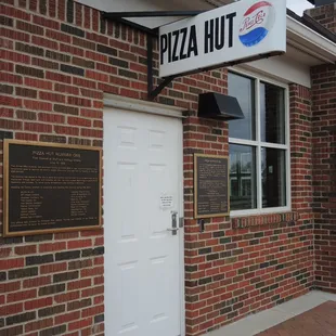 Front door of museum