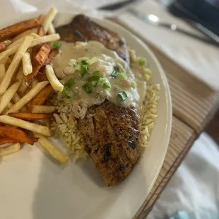 steak, food