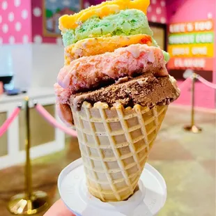 Iconic Rainbow Cone