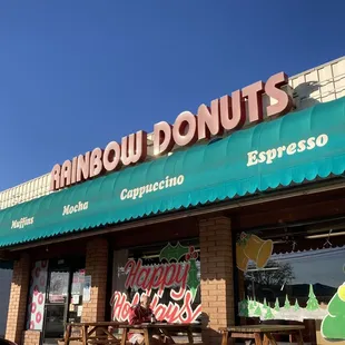 the outside of the store