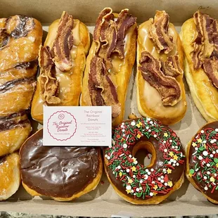 a variety of doughnuts