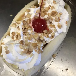 This is their banana split