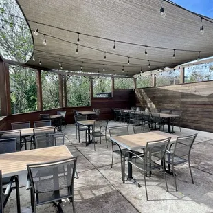 Beautiful back patio area. Great for sunny days!  02/23/24
