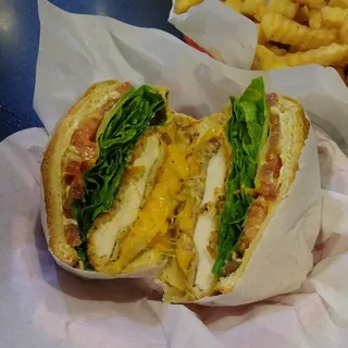 Spicy Crispy Chicken Burger