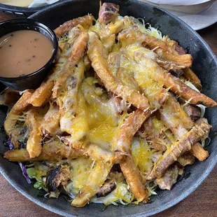 Steak and Chicken Salad (bigger than it looks)