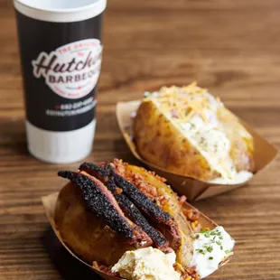 BBQ and baked potatoes are divine!