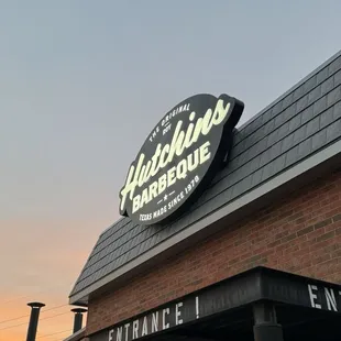 the front of the restaurant