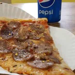 pizza, food
