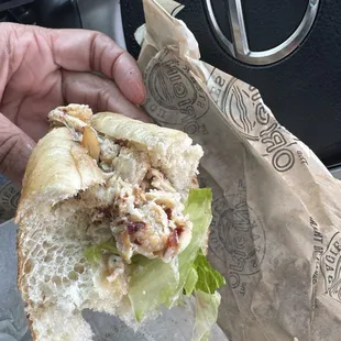 stale bread with little meat. such a disappointment.