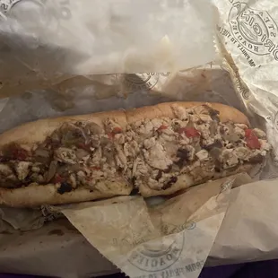 Chicken cheesesteak