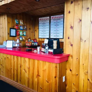 the interior of a restaurant