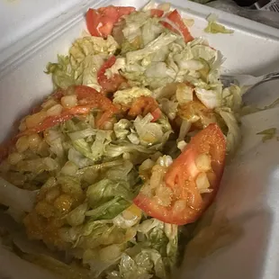 &apos;Davey Jones&apos; salad with no tuna on it at all!