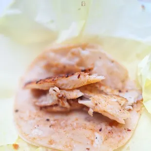 Grilled fish taco