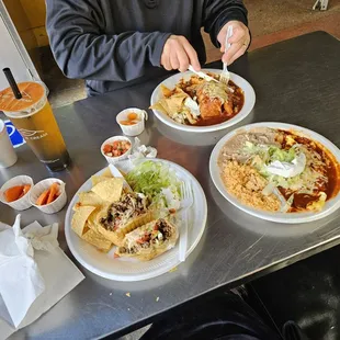Wet Burrito, Chimichanga, Chile relleno