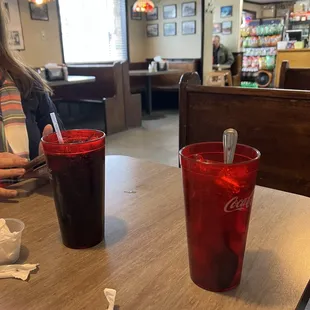 Inside dining area