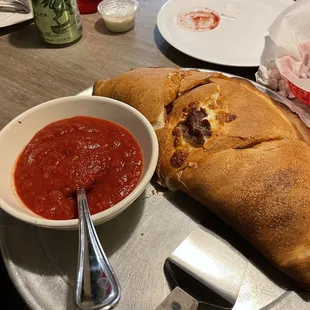 Cheese Steak Stomboli