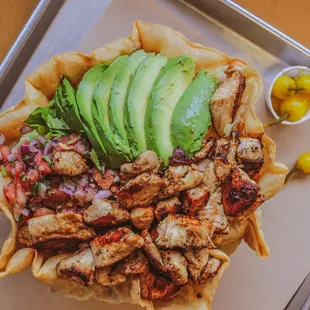 Chicken Tostada Salad