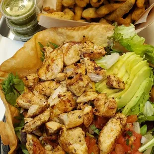 Chicken Tostada Salad