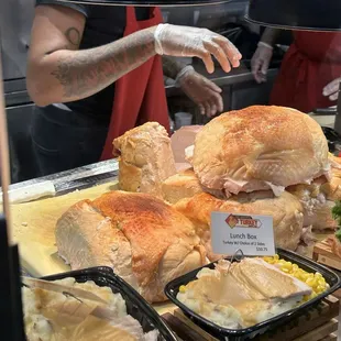Turkey carving station