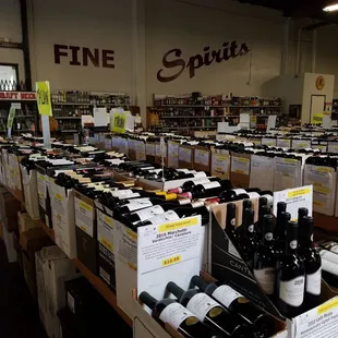 The options are great here spirits, beer, and of course wine!