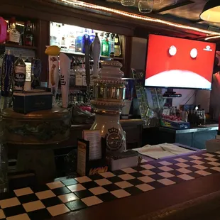 interior, sushi and sashimi