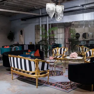 Bridal Suite - glam area for the ladies to get ready.