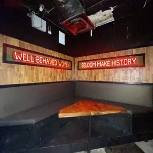 a wooden table and benches