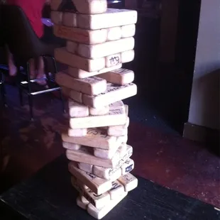 Giant jenga, yes please!