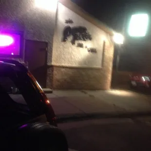 the outside of the building