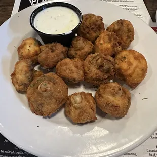 Fried mushroom app