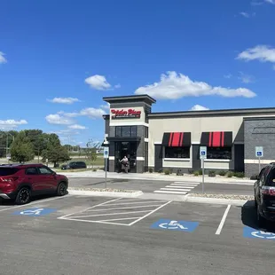 Outside