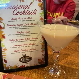 Cinnamon Pear Martini