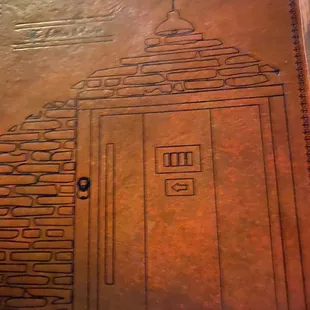 Menu has picture of building entrance