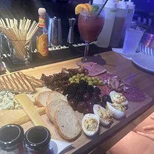 Charcuterie board (the breakfast board)