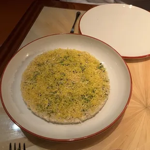 Chopped cauliflower caesar