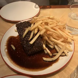 Swordfish steak frites