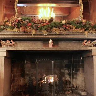 One of the many fireplaces!