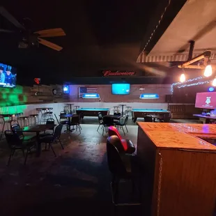 the interior of the restaurant