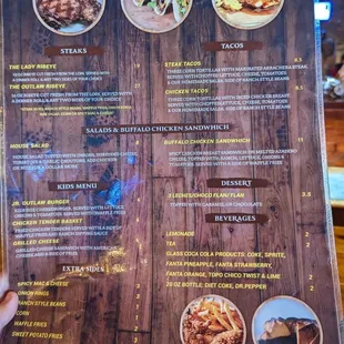 the menu