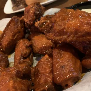 Crispy, Spicy buffalo wings