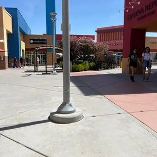 Great outdoor seating in the shade