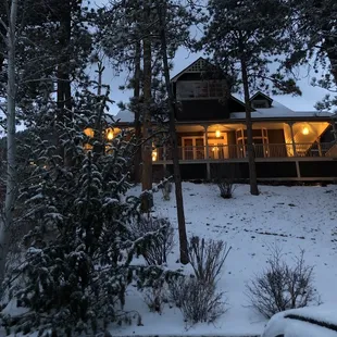 outlook lodge (main house) taken from the guest parking lot