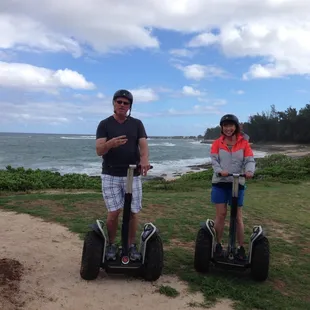 My hubby and I getting Segway schooled from Matt Simpson.