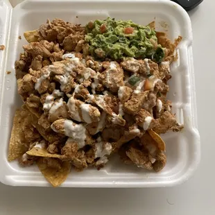 Chicken nachos