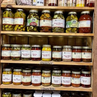 Bottled goods, store interior