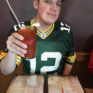 Bloody Mary bar is Rick's favorite!