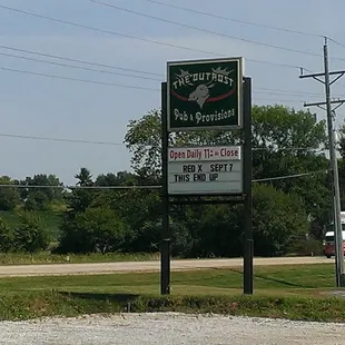 Hwy 55 sign
