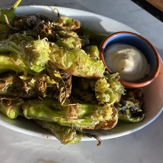 Blistered Shishito Peppers